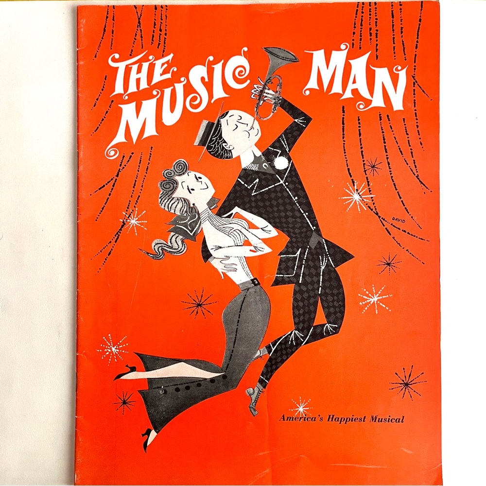 The Music Man Vintage Musical. Starring Robert Preston- booklet- EauC